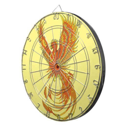 Phoenix Rising Dart Board Dartbord (Voorkant Rechts)