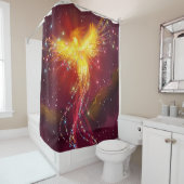 Phoenix Rising Douchegordijn (In situ)