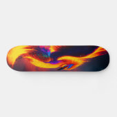 Phoenix Rising Eagle Flame Skate Board, Digitale k Persoonlijk Skateboard (Horizontaal)