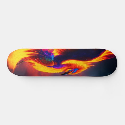 Phoenix Rising Eagle Flame Skate Board, Digitale k Persoonlijk Skateboard (Horizontaal)