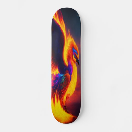 Phoenix Rising Eagle Flame Skate Board, Digitale k Persoonlijk Skateboard (Voorkant)