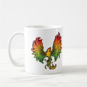 Phoenix Rising – Ein Design voller Kraft Koffiemok (Links)