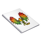 Phoenix Rising – Ein Design voller Kraft und Wiede Notitieboek (Rechterzijde)