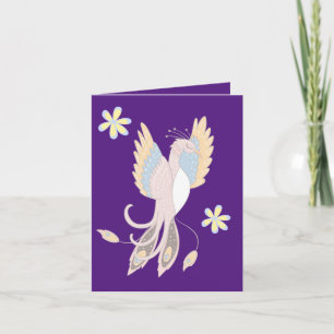 Phoenix Rising Fantasie Magische Vrienden Kaart