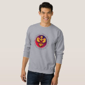 Phoenix Rising Fiery Wings Bold Graphic Trui (Voorkant volledig)