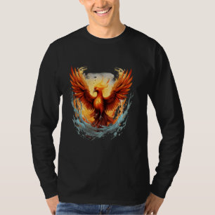 Phoenix Rising Firebird kunstwerk Fire Phoenix Bir T-shirt