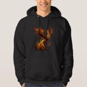 Phoenix Rising From Ashes Resurrection Rebirth New Hoodie (Voorkant)