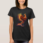 Phoenix Rising From Ashes Resurrection Rebirth New T-shirt (Voorkant)