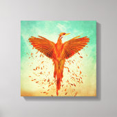 Phoenix Rising - Gemengde media Canvas Afdruk (Voorkant)