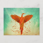 Phoenix Rising — Gemengde media Feestdagenkaart (Voorkant)