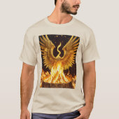 Phoenix Rising Graphic T-shirt: Verbrand uw stijl T-shirt (Voorkant)