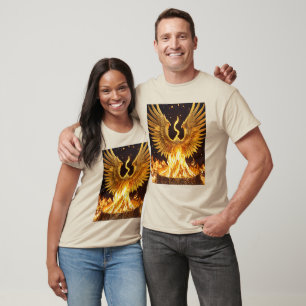Phoenix Rising Graphic T-shirt: Verbrand uw stijl  T-shirt