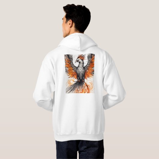 Phoenix Rising Hoodie (Achterkant volledig)