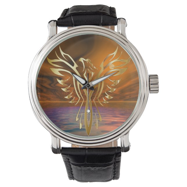 Phoenix Rising Horloge (Voorkant)