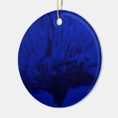 Phoenix Rising in Midnight Blue Keramisch Ornament (Links)