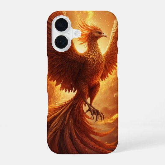 Phoenix Rising iPhone 16 Hoesje (Achterkant)