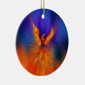 Phoenix Rising Keramisch Ornament (Rechts)
