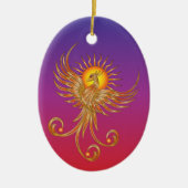 Phoenix Rising Keramisch Ornament (Voorkant)