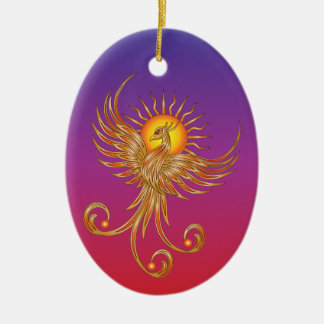 Phoenix Rising Keramisch Ornament