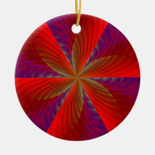 Phoenix Rising Keramisch Ornament (Voorkant)