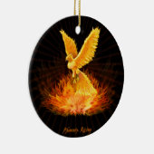 Phoenix Rising Keramisch Ornament (Rechts)
