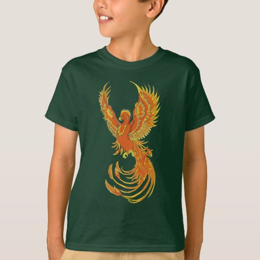 Phoenix Rising Kinder T-shirt (Voorkant)