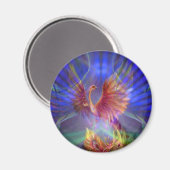 Phoenix Rising Koelkast Magnet (Voorkant / Achterkant)