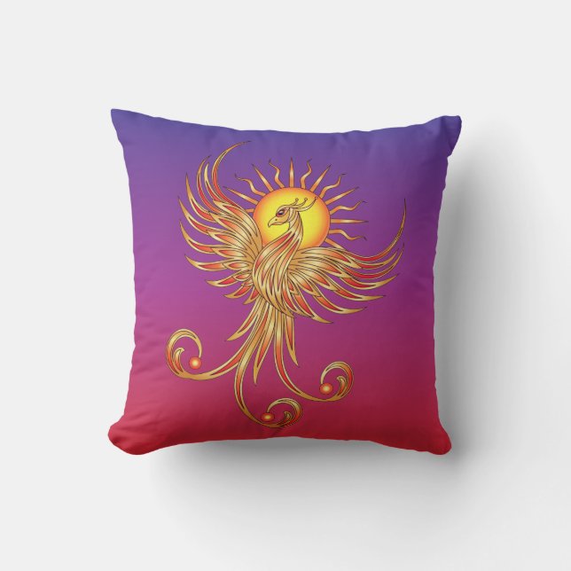 Phoenix Rising Kussen (Voorkant)