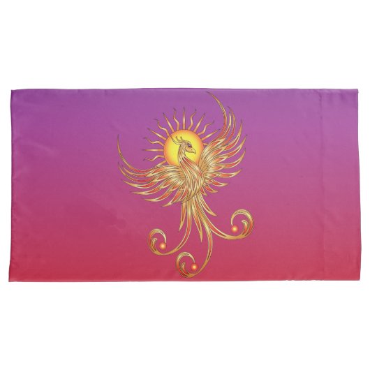 Phoenix Rising Kussensloop (Voorkant-Rechts)