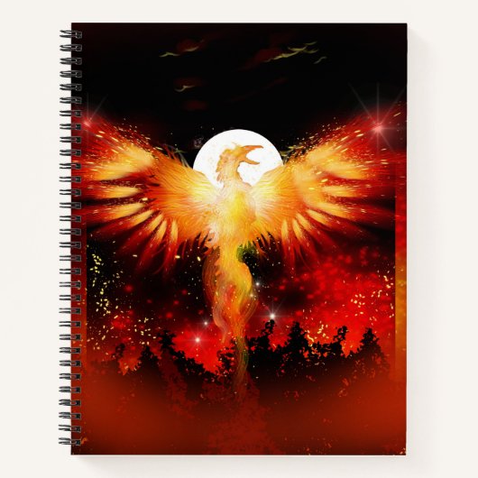 Phoenix Rising-laptop Notitieboek (Voorkant)