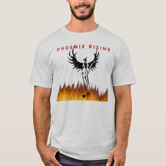 Phoenix Rising Light Shirt (Voorkant)