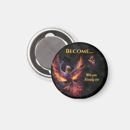 Phoenix Rising Magnet (Voorkant / Achterkant)