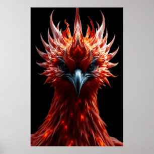 🔥 Phoenix Rising - Majestieke Vuurvogel Fantasie Poster