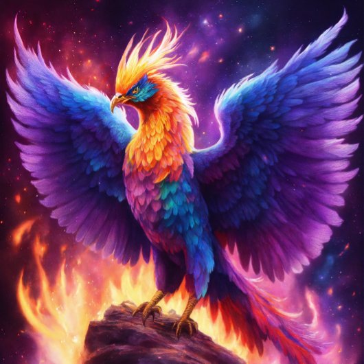 Phoenix Rising: majestueuze T-shirt Design