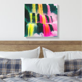 Phoenix Rising Mesmerizing Wall Art Collectie Canvas Afdruk (Insitu (Slaapkamer))