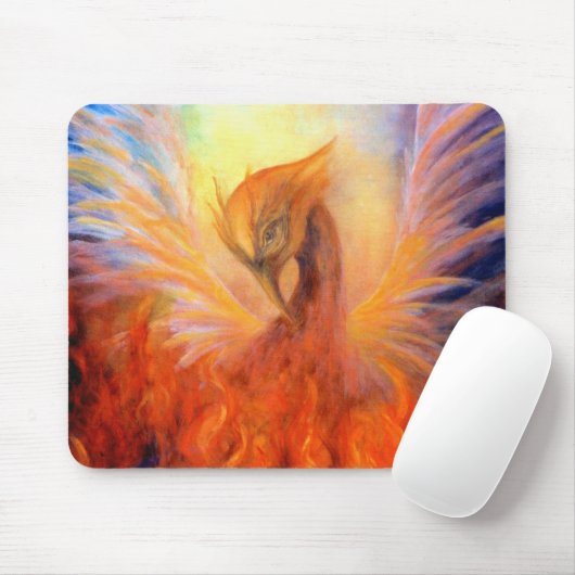 Phoenix Rising Mousepad Muismat (Met muis)