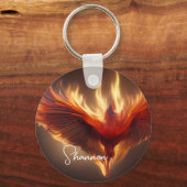 Phoenix Rising Name Inspirating Sterke Sleutelhang Sleutelhanger (Voorkant)