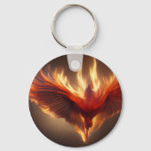 Phoenix Rising Name Inspirating Sterke Sleutelhang Sleutelhanger (Achterkant)