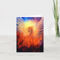 Phoenix Rising Notecard