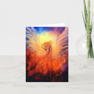 Phoenix Rising Notecard Kaart