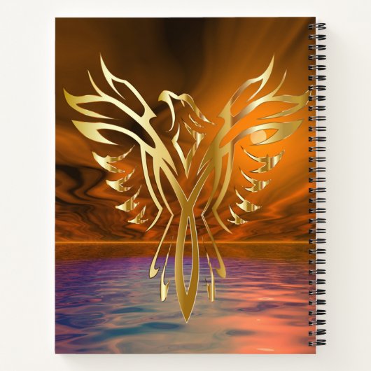 Phoenix Rising Notitieboek (Achterkant)