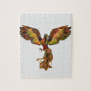 Phoenix Rising - op canvas Legpuzzel