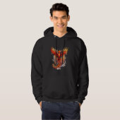 Phoenix Rising Phoenix Verjonging Mythical Bird Hoodie (Voorkant volledig)