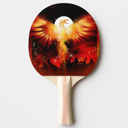 Phoenix Rising Ping Pong Paddle Tafeltennisbatje (Voorkant)