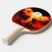 Phoenix Rising Ping Pong Paddle Tafeltennisbatje (Voorkant Gekanteld)