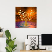 Phoenix Rising Poster (Thuiskantoor)