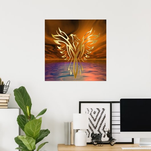 Phoenix Rising Poster (Thuiskantoor)