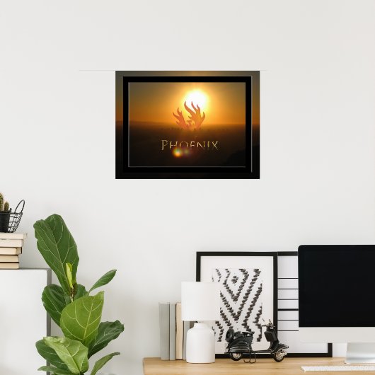 Phoenix Rising Poster (Thuiskantoor)