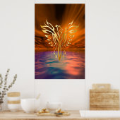 Phoenix Rising Poster (Keuken)