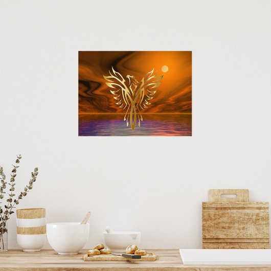 Phoenix Rising Poster (Keuken)